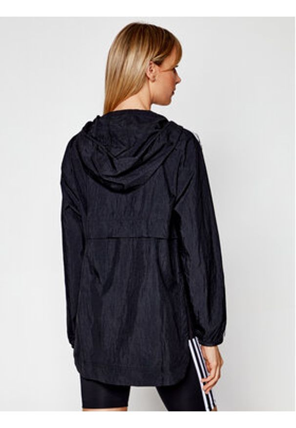 Adidas - adidas Wiatrówka Windbreaker GN2780 Czarny Loose Fit. Kolor: czarny. Materiał: syntetyk