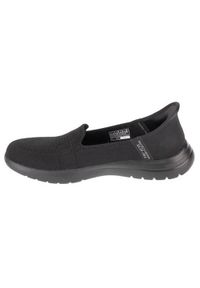 skechers - Buty do chodzenia damskie Skechers 138181BBK. Kolor: czarny. Materiał: materiał, syntetyk. Szerokość cholewki: normalna. Sport: turystyka piesza