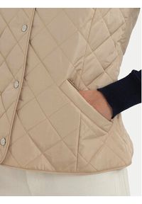 Lauren Ralph Lauren - LAUREN RALPH LAUREN Bezrękawnik 297951276003 Beżowy Straight Fit. Kolor: beżowy. Materiał: syntetyk. Długość rękawa: bez rękawów #5