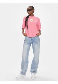 Hugo T-Shirt Dazalena 50508717 Różowy Relaxed Fit. Kolor: różowy. Materiał: bawełna #3