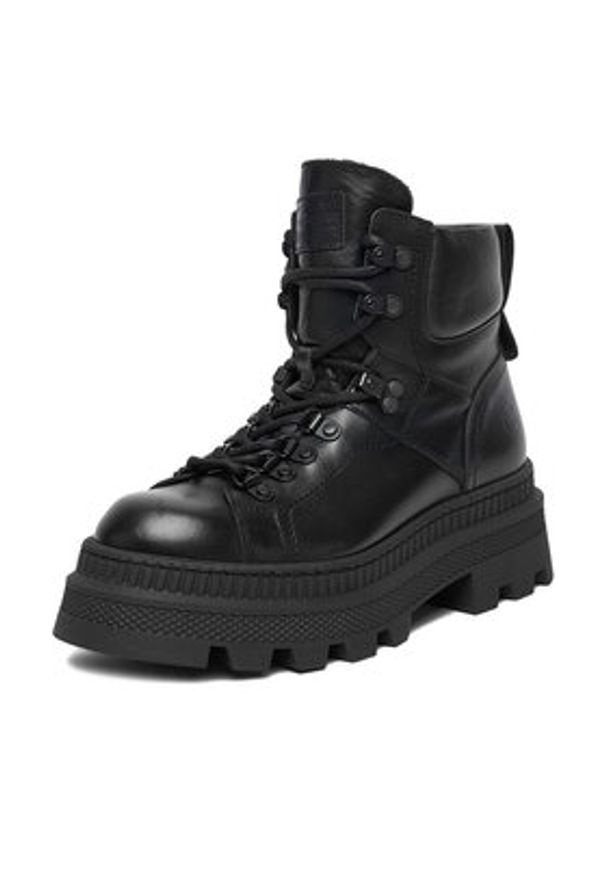 G-Star RAW - G-Star Raw Trzewiki EO-ISMET-40807 Czarny. Kolor: czarny. Materiał: skóra