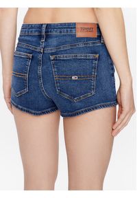 Tommy Jeans Szorty jeansowe Nora DW0DW15603 Granatowy Skinny Fit. Kolor: niebieski. Materiał: bawełna #5
