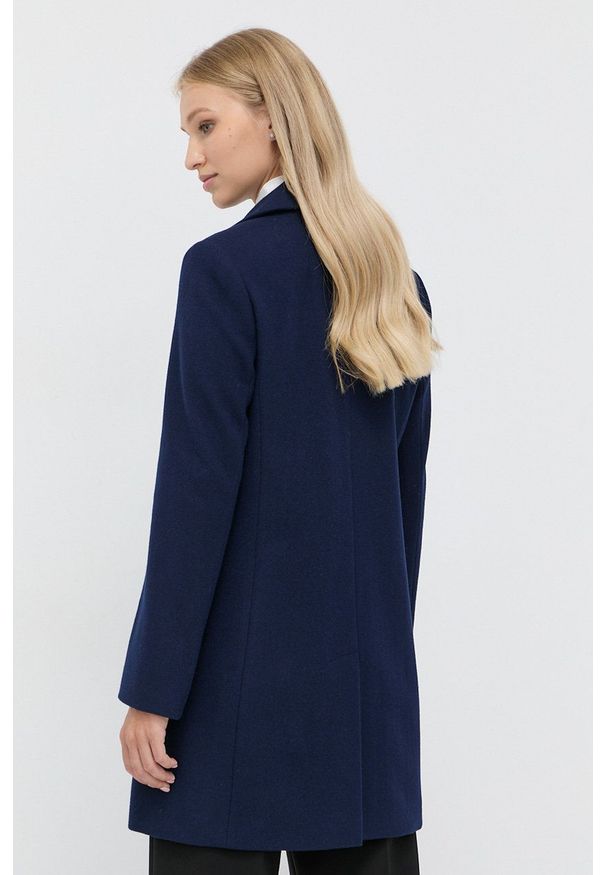 MAX&Co. - Płaszcz. Okazja: na co dzień. Kolor: niebieski. Styl: klasyczny, casual