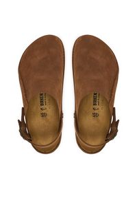 Birkenstock Sandały Lutry Premium 1030187 Brązowy. Kolor: brązowy. Materiał: skóra, zamsz #5
