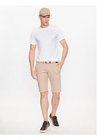 Guess T-Shirt M2YI72 I3Z14 Biały Slim Fit. Kolor: biały. Materiał: bawełna