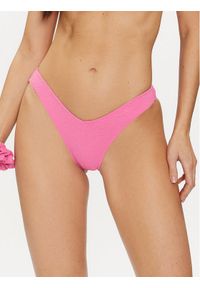 Calvin Klein Swimwear Dół od bikini KW0KW02399 Różowy. Kolor: różowy. Materiał: syntetyk #1