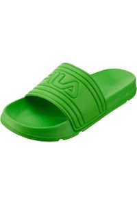 Klapki basenowe damskie Fila Morro Bay sportowe. Kolor: zielony. Styl: sportowy