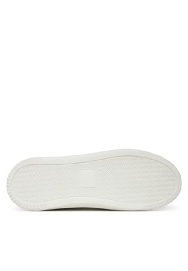 Love Moschino - LOVE MOSCHINO Sneakersy JA15315G0NIA110A Biały. Kolor: biały. Materiał: skóra