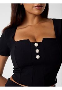 Guess Top 180186 Czarny Classic Fit. Kolor: czarny #5