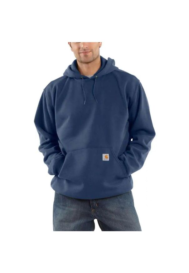 Bluza sportowa męska z kapturem Carhartt Midweight Hooded Sweatshirt. Typ kołnierza: kaptur. Kolor: niebieski