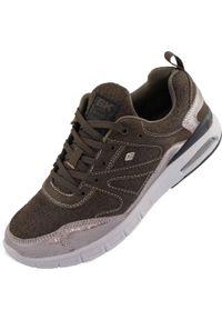 BLACK KNIGHT - Damskie Sneakers British Knights WS Demon Rozmiar 40. Kolor: szary. Materiał: syntetyk, skóra, materiał