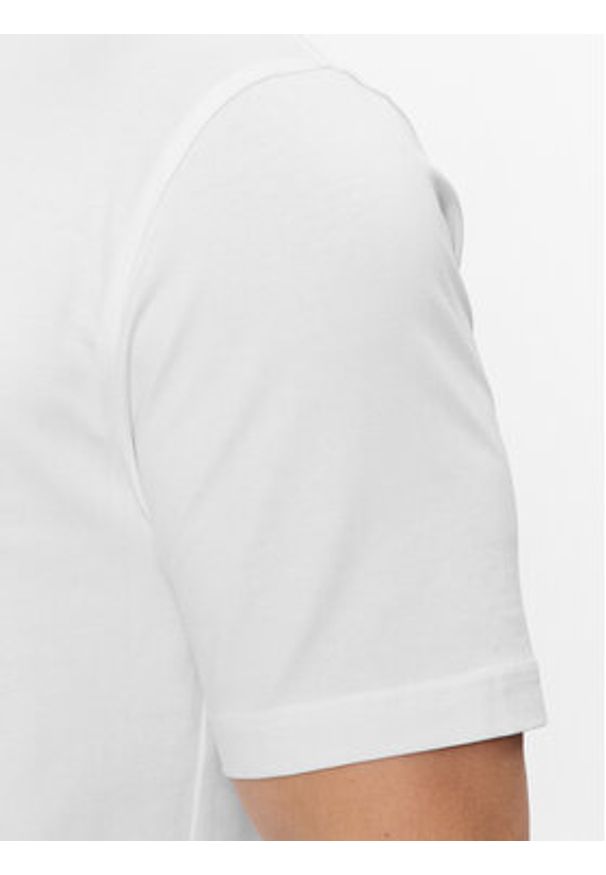 BOSS - Boss T-Shirt Tee 8 50501195 Biały Regular Fit. Kolor: biały. Materiał: bawełna