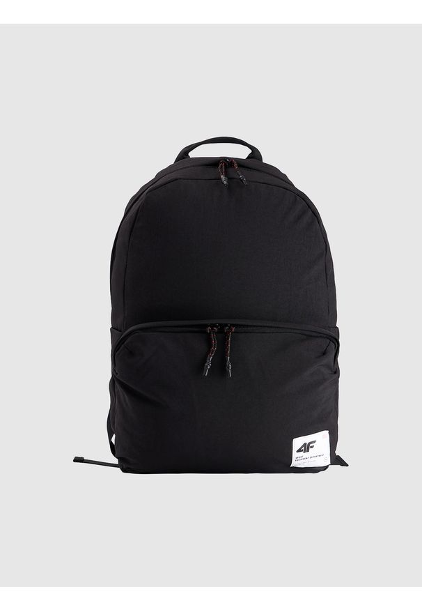 4f - 4F Plecak miejski (19 L) z kieszenią na laptop - czarny Uniwersalny. Kolor: czarny. Materiał: syntetyk, tkanina, materiał. Wzór: gładki. Styl: casual
