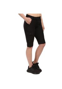 Damskie spodenki turystyczne Kilpi Sylane. Kolor: czarny. Materiał: nylon. Sport: turystyka piesza #1