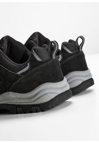 bonprix - Skórzane buty trekkingowe. Kolor: czarny. Materiał: skóra #2
