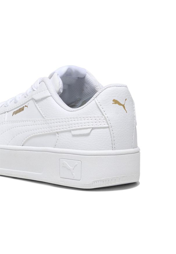 Puma - Dziecięce sneakersy Carina Street PUMA White Gold. Kolor: biały, wielokolorowy, żółty. Sezon: lato. Sport: bieganie