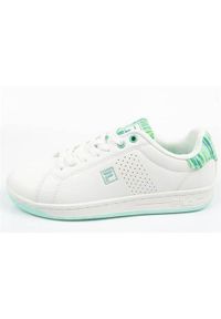 Buty do chodzenia damskie Fila Crosscourt. Kolor: biały. Materiał: materiał, syntetyk. Szerokość cholewki: normalna. Sport: turystyka piesza