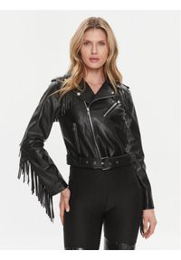 Liu Jo Kurtka z imitacji skóry WA4020 E0887 Czarny Regular Fit. Kolor: czarny. Materiał: skóra #1