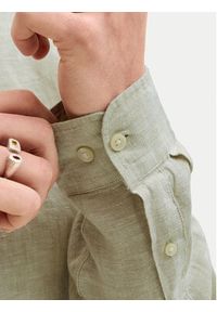 Jack & Jones Koszula Lawrence 12293563 Zielony jasny Regular Fit. Kolor: zielony. Materiał: len #6