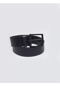 Big-Star - Pasek męski skórzany czarny Kiris 906. Kolor: czarny. Materiał: skóra. Wzór: jednolity. Styl: casual, elegancki #1