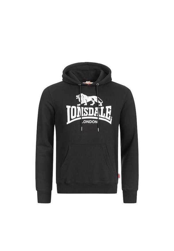 Bluza z kapturem Lonsdale Fremington. Typ kołnierza: kaptur. Kolor: czarny, biały, wielokolorowy