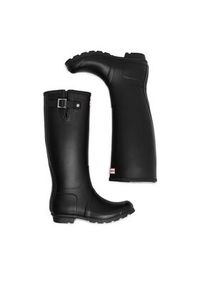 Hunter Kalosze HFW-004 Czarny. Kolor: czarny. Materiał: kauczuk #6