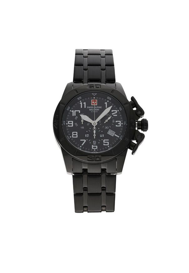 Swiss Alpine Military Zegarek 7063.9177 Czarny. Kolor: czarny