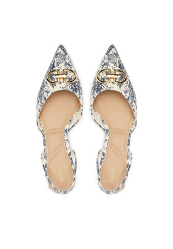 Aldo Czółenka Delicat 14344606 Granatowy. Kolor: niebieski. Materiał: skóra