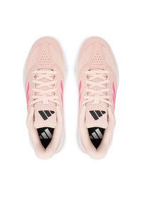 Adidas - adidas Buty halowe Ligra 8 W JR7119 Pomarańczowy. Kolor: pomarańczowy. Materiał: materiał #2