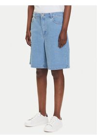 only - ONLY Szorty jeansowe Frida 15360438 Niebieski Regular Fit. Kolor: niebieski. Materiał: bawełna