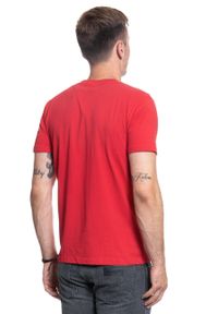 Lee - LEE LEE JEANS TEE BRIGHT RED L62BFQEF. Kolor: czerwony. Materiał: jeans #4