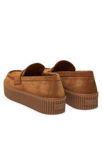 Weekend Max Mara Mokasyny Kapokloafer 2525526054600 Brązowy. Kolor: brązowy. Materiał: zamsz, skóra #4