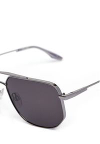 Trussardi Jeans - Trussardi Okulary przeciwsłoneczne TSM3014 Srebrny. Kolor: srebrny