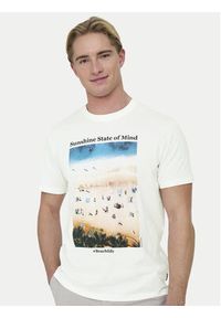 Only & Sons T-Shirt Kolton 22028735 Biały Regular Fit. Kolor: biały. Materiał: bawełna #6