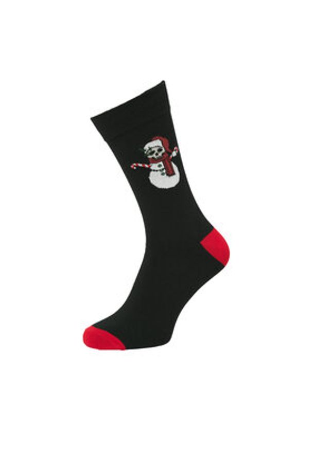 Jack & Jones Komplet bokserki i skarpety Snow Skulls Giftbox 12285138 Czarny. Kolor: czarny. Materiał: bawełna