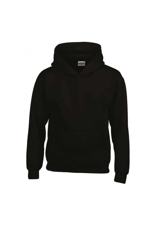 GILDAN - Sweatshirt bluza dziecięca z kapturem Gildan Heavy Blend ®. Typ kołnierza: kaptur. Kolor: czarny