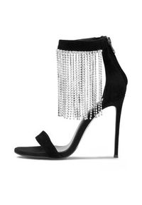 Eva Minge Sandały VALENTINE-2360-106 Czarny. Kolor: czarny. Materiał: skóra, zamsz #2