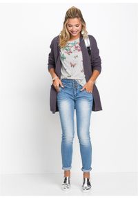 bonprix - T-shirt z miękkiej mieszanki wiskozy. Kolor: szary. Materiał: wiskoza #2