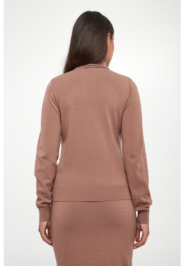 Liu Jo - Golf damski w paski LIU JO. Typ kołnierza: golf. Wzór: paski