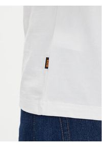 BOSS T-Shirt Logo Space 50539186 Biały Regular Fit. Kolor: biały. Materiał: bawełna #5