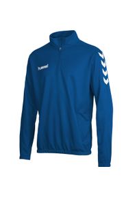 Bluza sportowa dla dorosłych Hummel Core 1/2 Zip Sweat. Kolor: niebieski