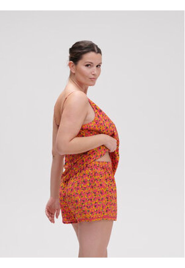 Simone Pérèle Szorty piżamowe Songe 18S640 Różowy Comfort Fit. Kolor: różowy. Materiał: wiskoza