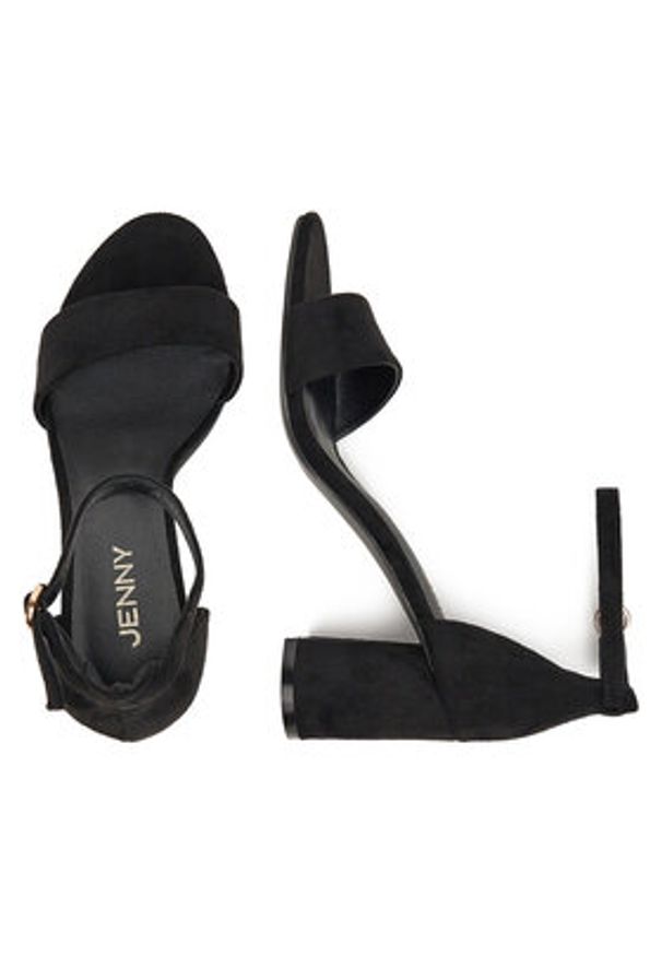 Jenny - JENNY Sandały BROOK WSS20870-01 Czarny. Kolor: czarny. Materiał: materiał