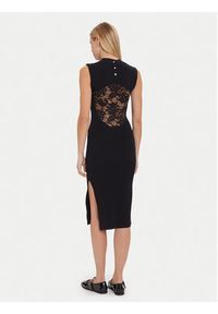 Morgan Sukienka dzianinowa 252-RMLISEA Czarny Slim Fit. Kolor: czarny. Materiał: syntetyk