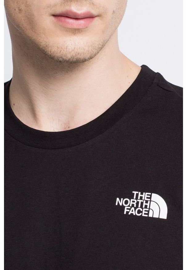 The North Face - T-shirt. Okazja: na co dzień. Kolor: czarny. Materiał: dzianina. Styl: casual