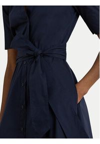 Lauren Ralph Lauren - LAUREN RALPH LAUREN Sukienka koszulowa 200748950010 Granatowy Regular Fit. Kolor: niebieski. Materiał: bawełna. Typ sukienki: koszulowe #2