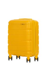 Ochnik - Komplet walizek na kółkach 19'/24'/28'. Kolor: żółty. Materiał: materiał, poliester, guma #9