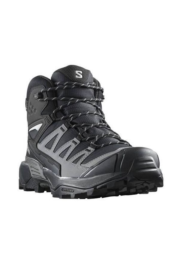 salomon - Buty trekkingowe męskie Salomon X Ultra Mid 360 Gtx Gore-tex. Wysokość cholewki: za kostkę. Zapięcie: sznurówki. Kolor: czarny. Materiał: materiał. Szerokość cholewki: normalna. Technologia: Gore-Tex