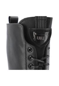 Czarne Kozaki Vinceza Eleganckie Obuwie Damskie Na Obcasie. Okazja: na co dzień. Zapięcie: sznurówki. Kolor: czarny. Szerokość cholewki: normalna. Wzór: moro. Wysokość cholewki: przed kolano. Materiał: skóra. Sezon: zima, jesień. Obcas: na obcasie. Styl: elegancki. Wysokość obcasa: średni #2