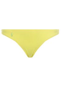 Polo Ralph Lauren Dół od bikini RL0JF91E Żółty. Kolor: żółty. Materiał: syntetyk